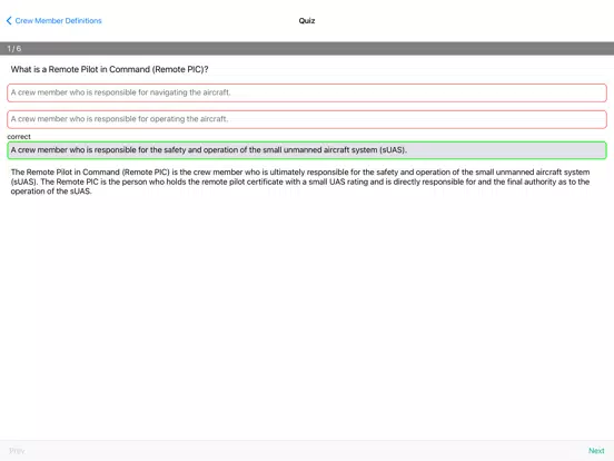 Part 107 Bootcamp iPad 应用截图