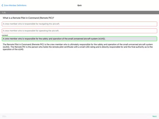 Screenshot di Part 107 Bootcamp iPad 