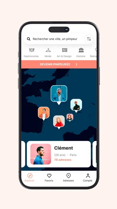 Ảnh chụp màn hình của PimpMyTrip: Comme un local !