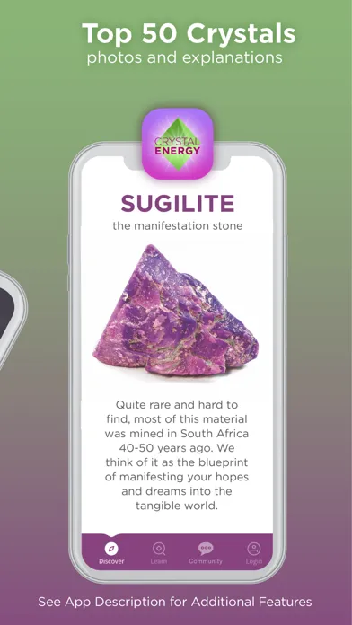 Captures d'écran de Crystal Energy App