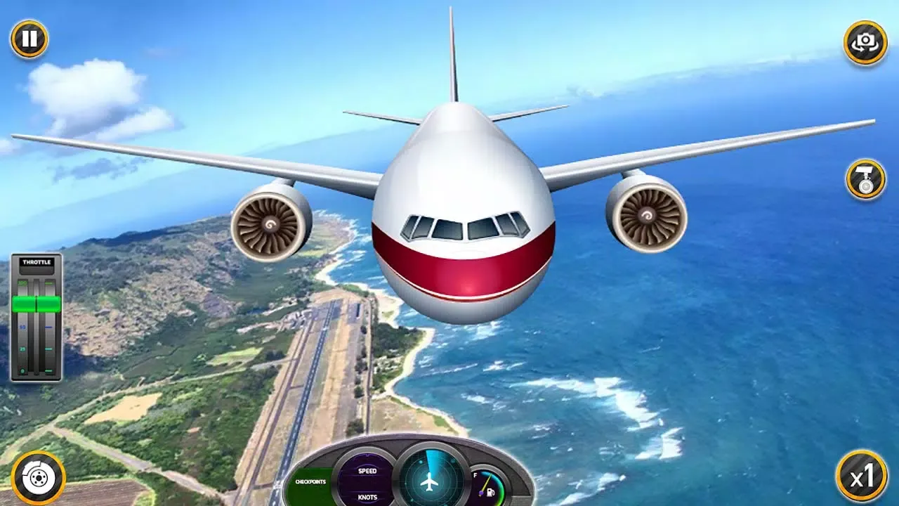Tangkapan layar Airplane games: Flight Games