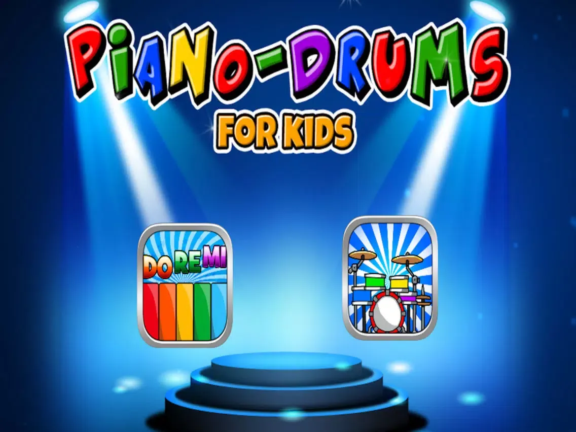 Capturas de tela do Piano & Drums for kids iPad 