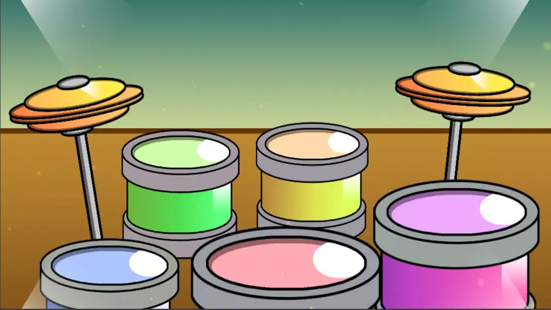 Capturas de tela do Piano & Drums for kids