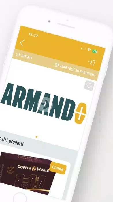 Tangkapan skrin Armando Coffee