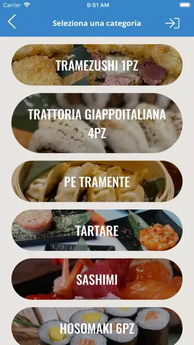 Tangkapan skrin Ego Sushi