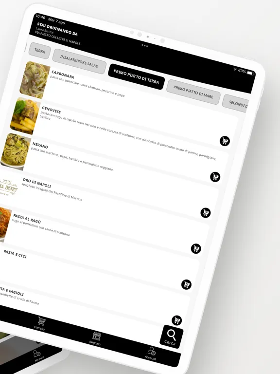 Laura Bistrot iPad  سکرین شاٹس