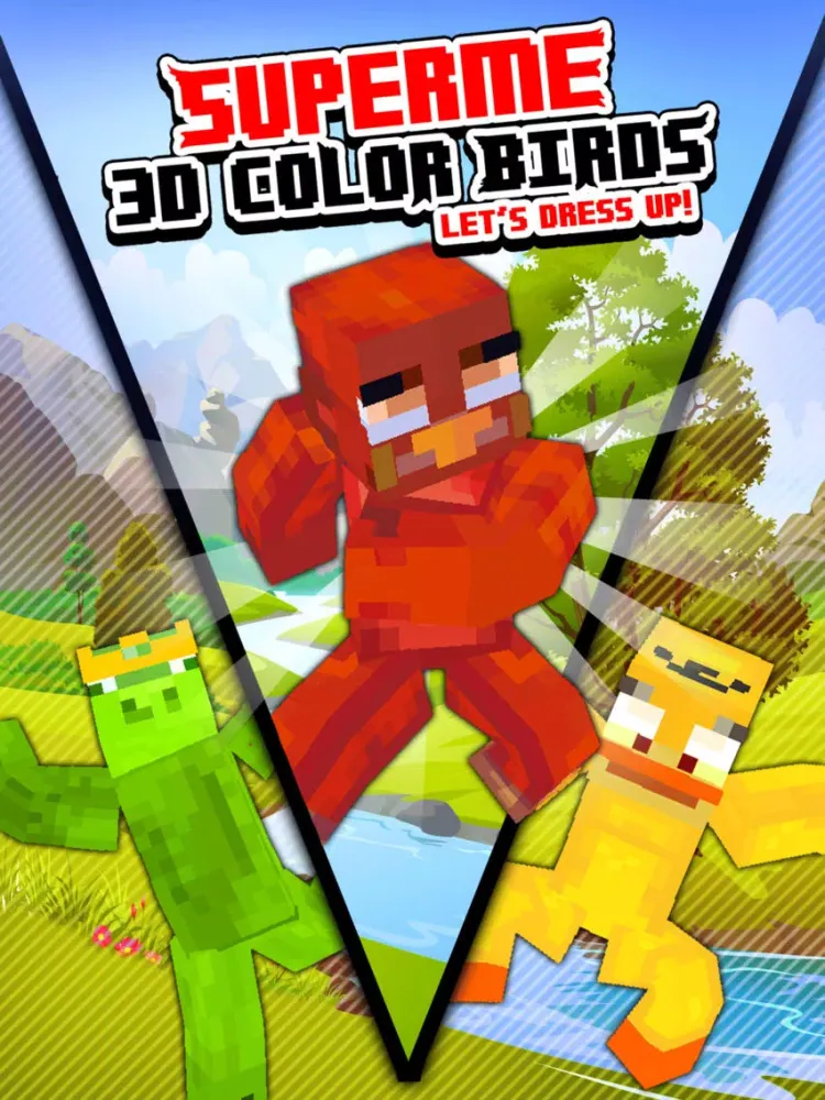 Capturas de pantalla de 3D Avatar Birds Creator Skins iPad 