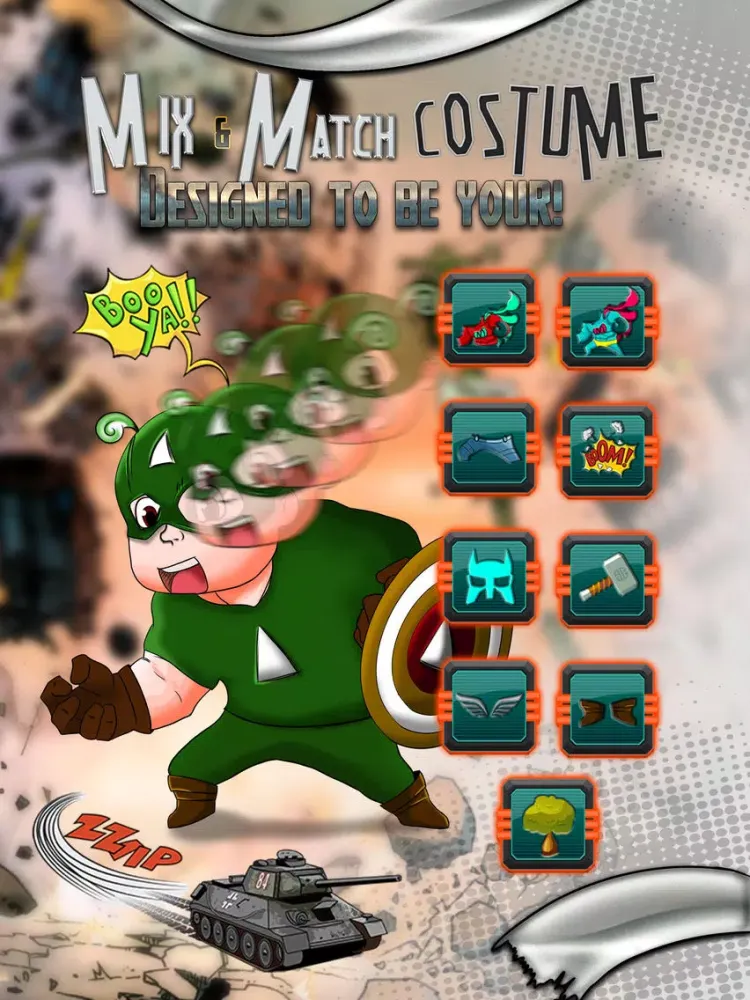 Capturas de pantalla de Create Character Fashion for Superheroes Dress up iPad 