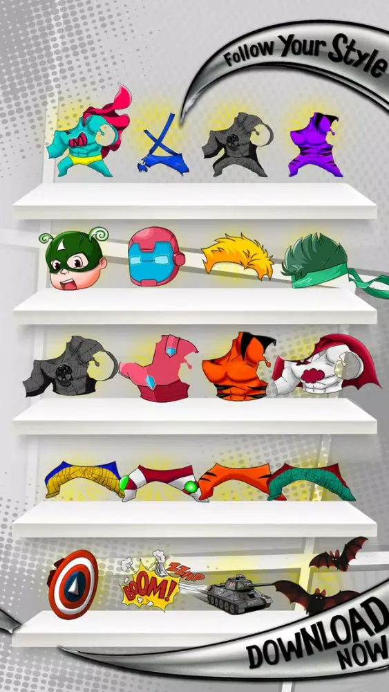 Capturas de pantalla de Create Character Fashion for Superheroes Dress up