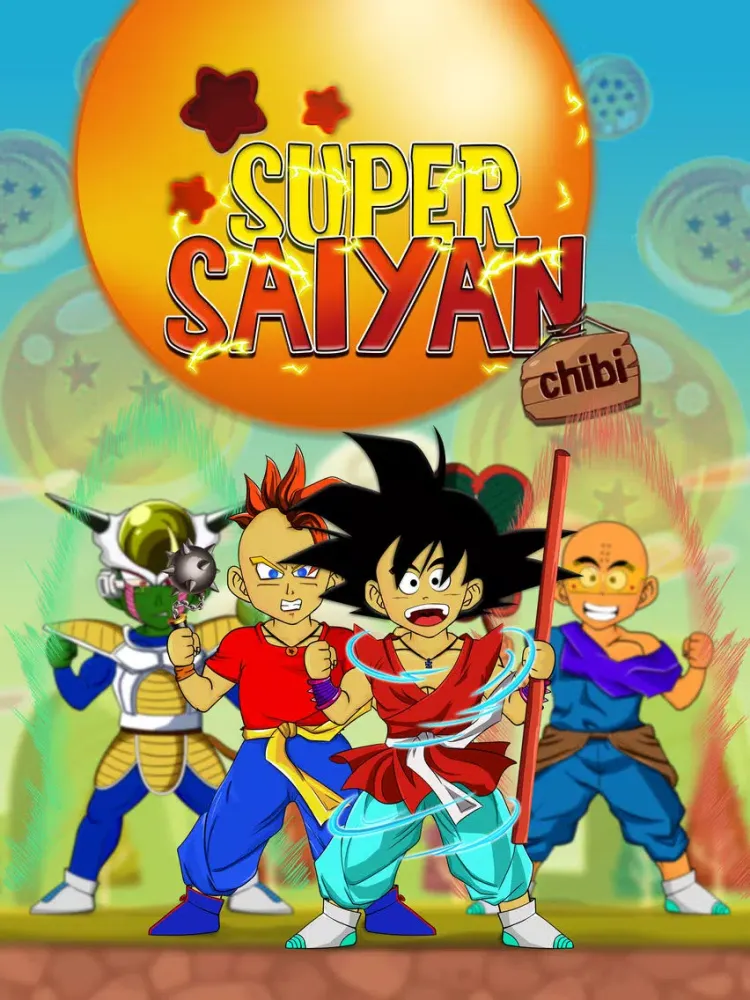 Saiyan Chibi Dress Up iPad  스크린샷