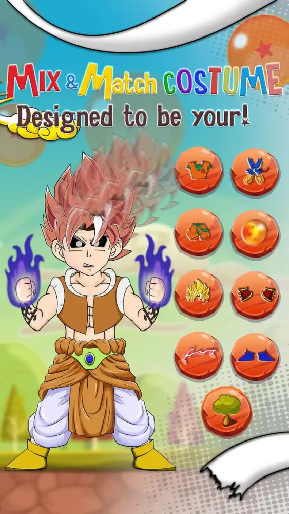 Saiyan Chibi Dress Up 스크린샷