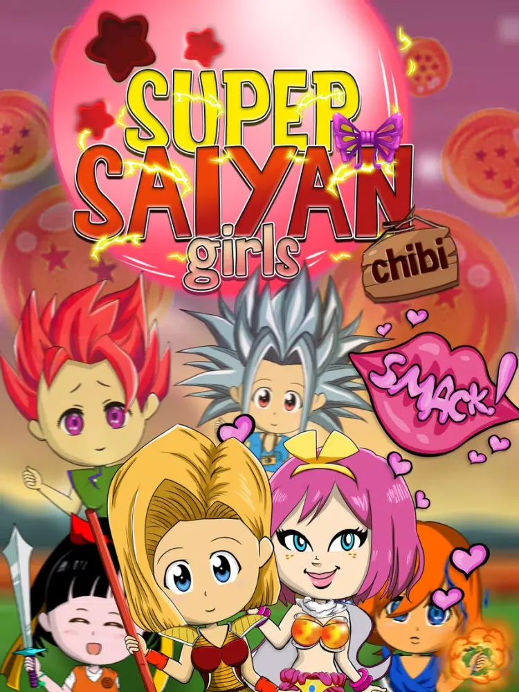 Dress up Creator Saiyan Chibi Girls iPad  سکرین شاٹس