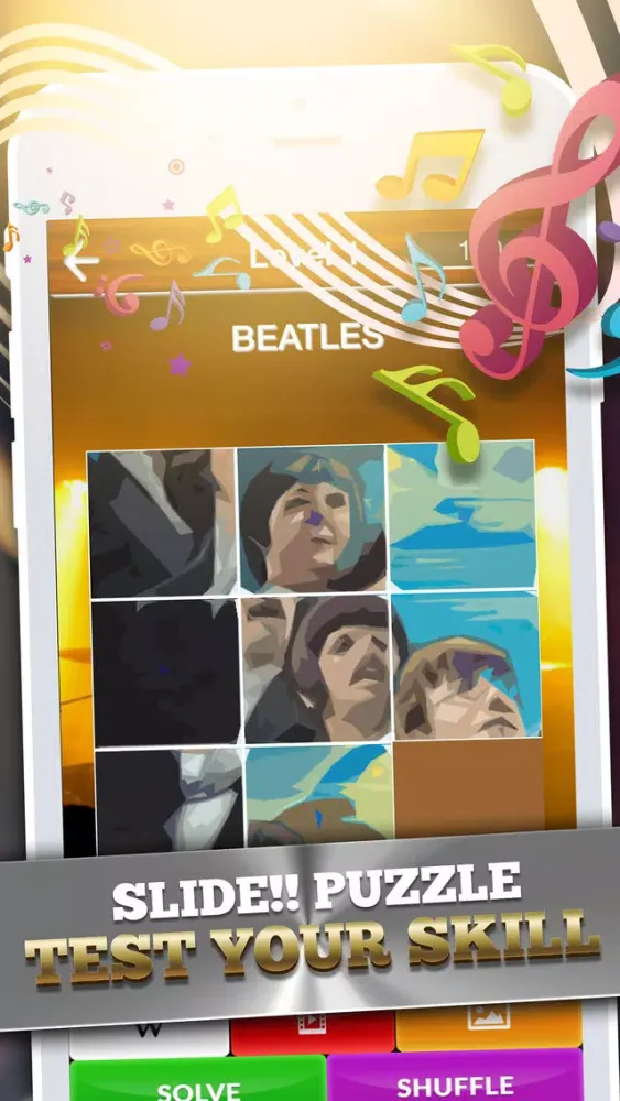 Screenshot di Top Music & Musicians Photo Slider Games Pro