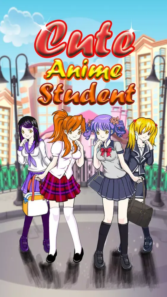تصاویر Chibi Girl Student Cartoon Dress up