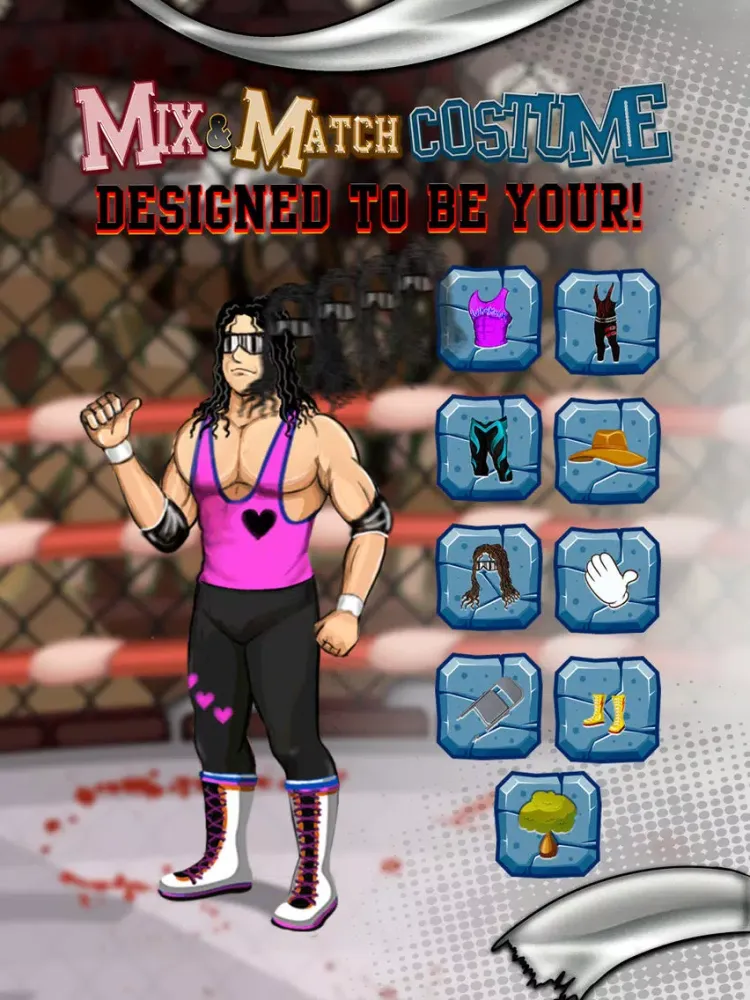 Capturas de tela do Dress up Super Fighting Boy For World Wrestling iPad 