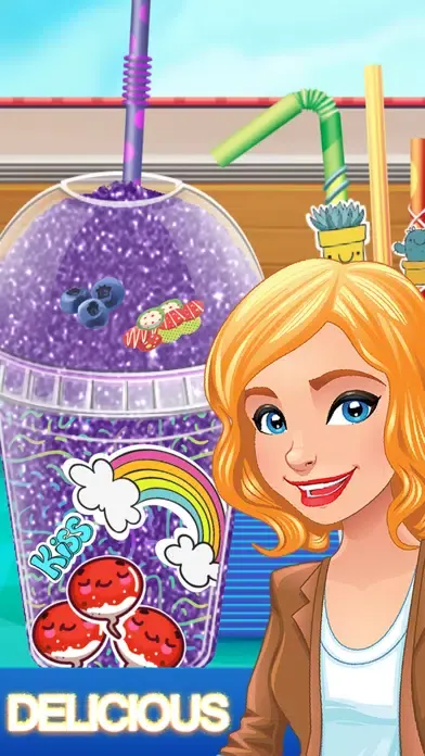 Capturas de tela do Princess Ben: DIY Juice Shop