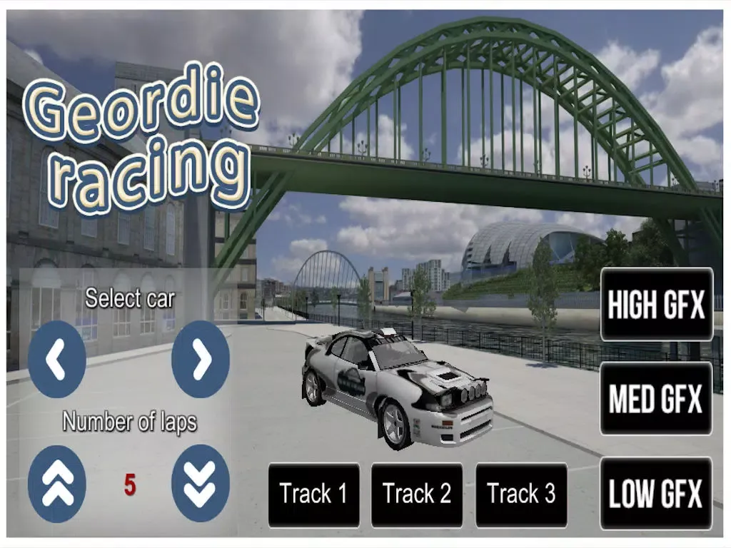 Geordie Racing iPad  स्क्रीनशॉट