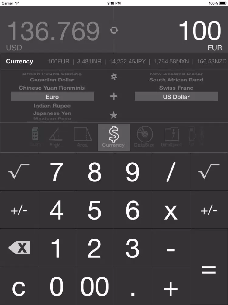 Zrzuty ekranu Unit Converter™ FREE iPad 