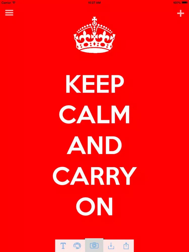 Keep Calm™ iPad  स्क्रीनशॉट