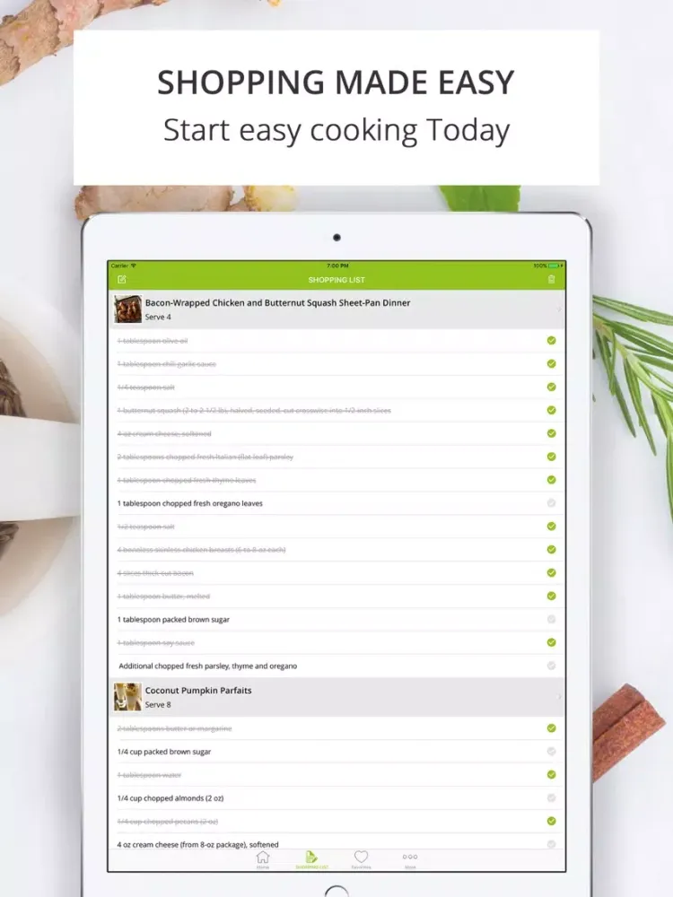 Delicious Vegetarian Recipes | Veggie Meals Plans iPad  Screenshots