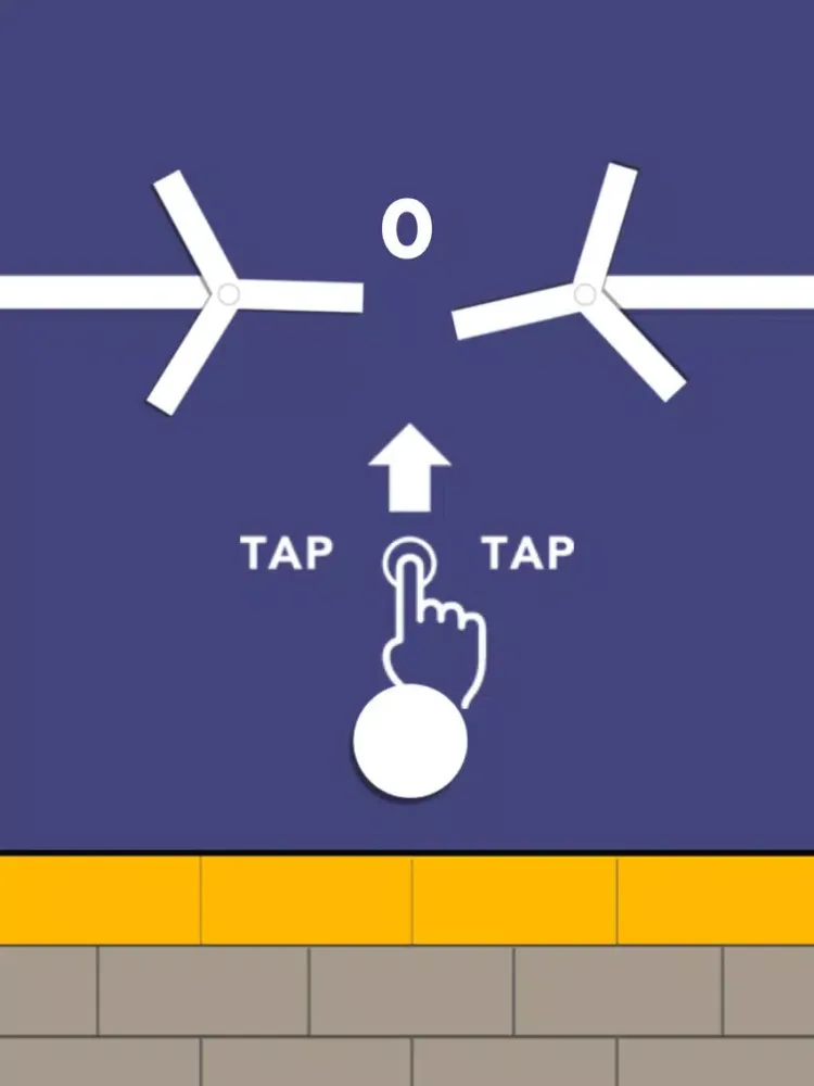 Circle Up - Tap to fly your dot up and try not to hit the circle iPad  Screenshots