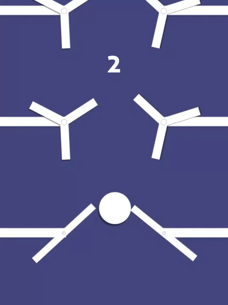Circle Up - Tap to fly your dot up and try not to hit the circle iPad  Screenshots
