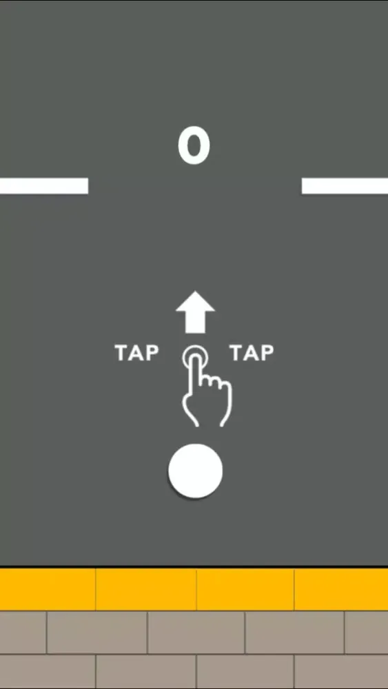 Circle Up - Tap to fly your dot up and try not to hit the circle Screenshots