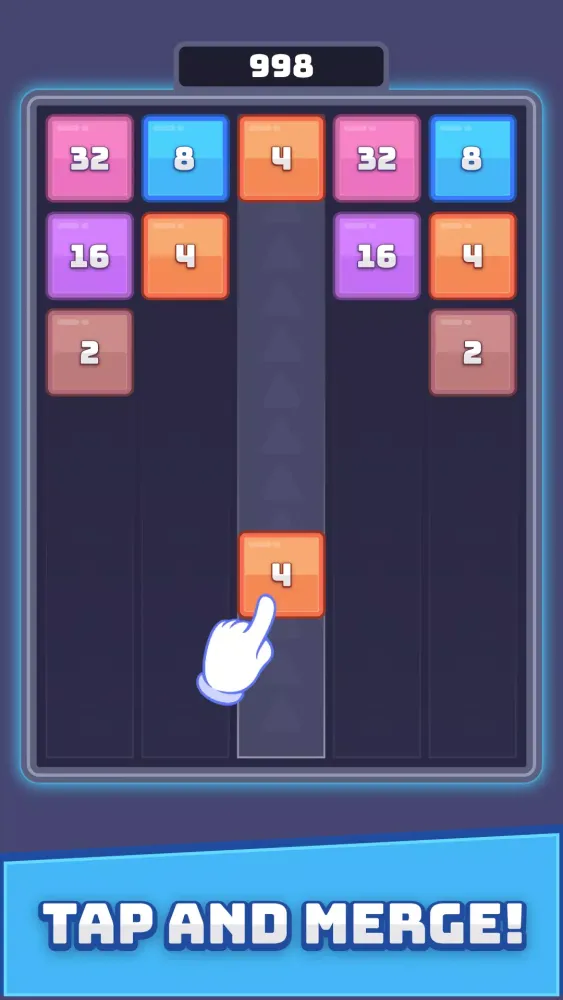 Ảnh chụp màn hình của Merge Blast Number