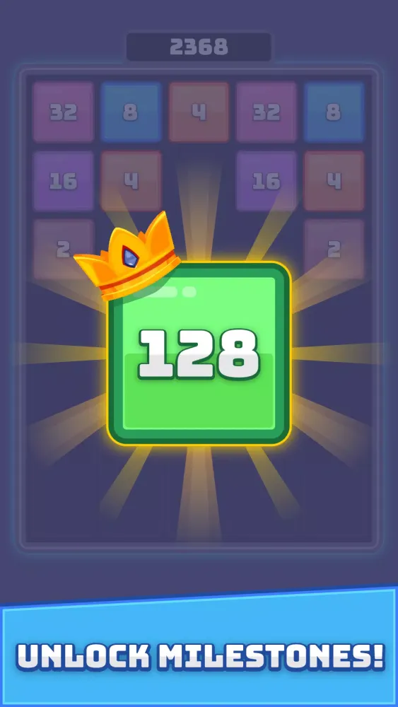 Ảnh chụp màn hình của Merge Blast Number