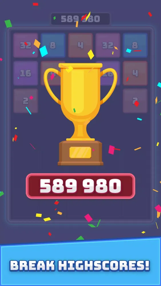 Ảnh chụp màn hình của Merge Blast Number