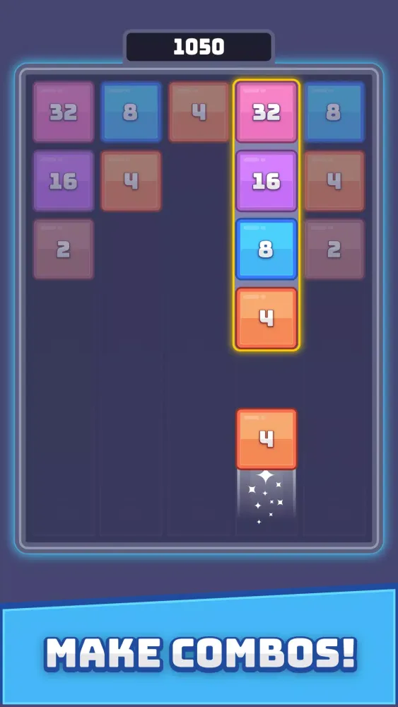 Ảnh chụp màn hình của Merge Blast Number