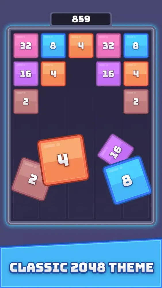Ảnh chụp màn hình của Merge Blast Number