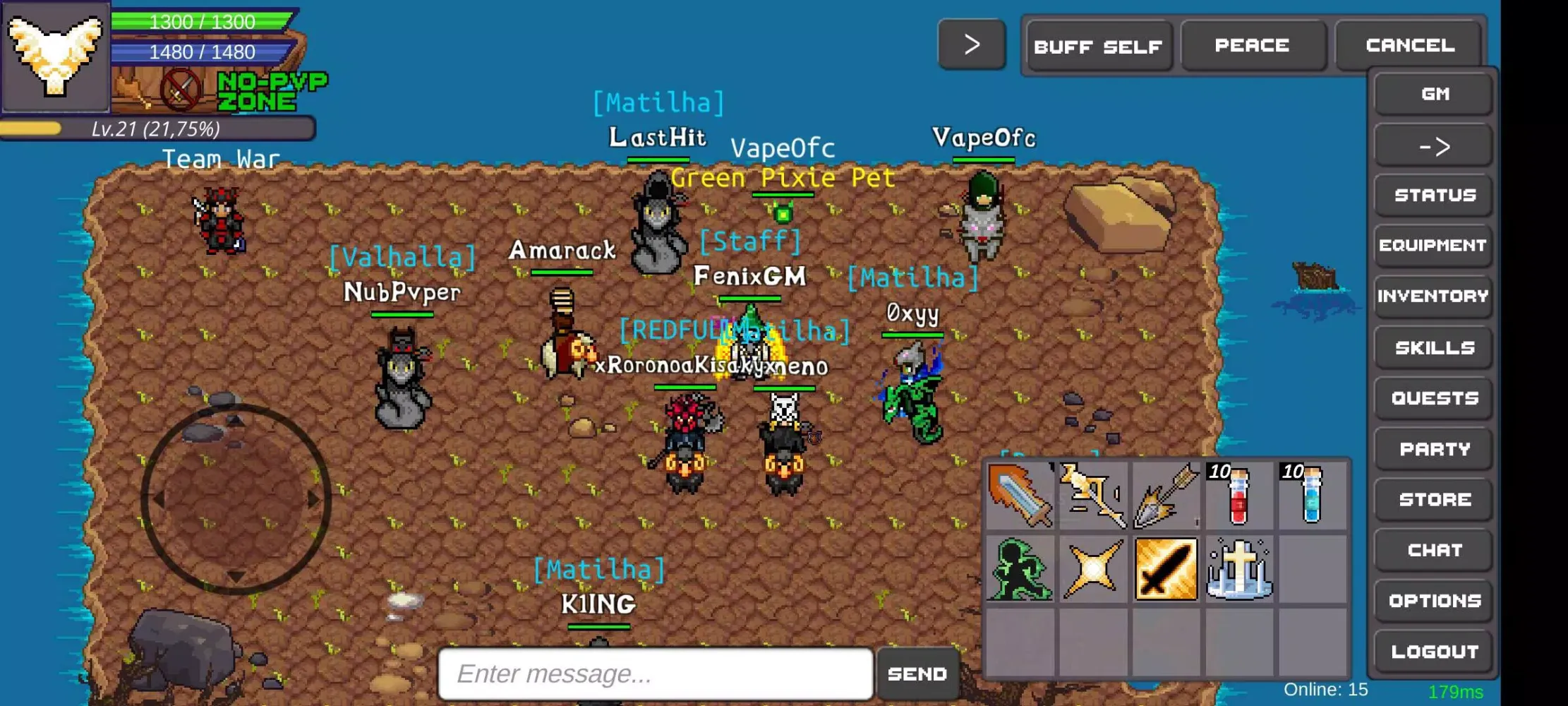 Ảnh chụp màn hình của Delta Mmorpg