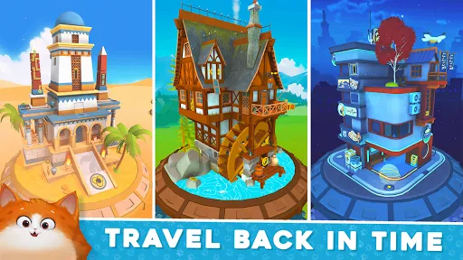 Capturas de pantalla de Cats in Time - Relaxing Puzzle