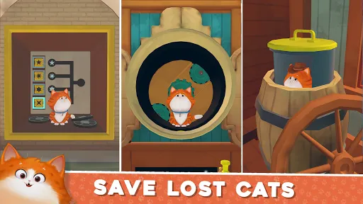 Capturas de pantalla de Cats in Time - Relaxing Puzzle