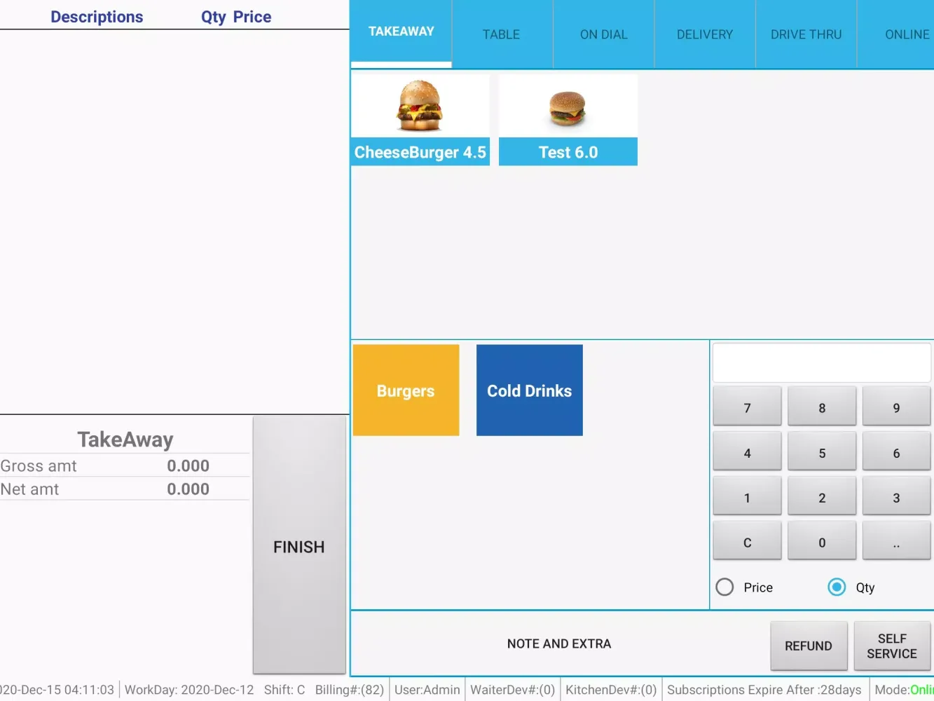 Pinetechs POS System स्क्रीनशॉट