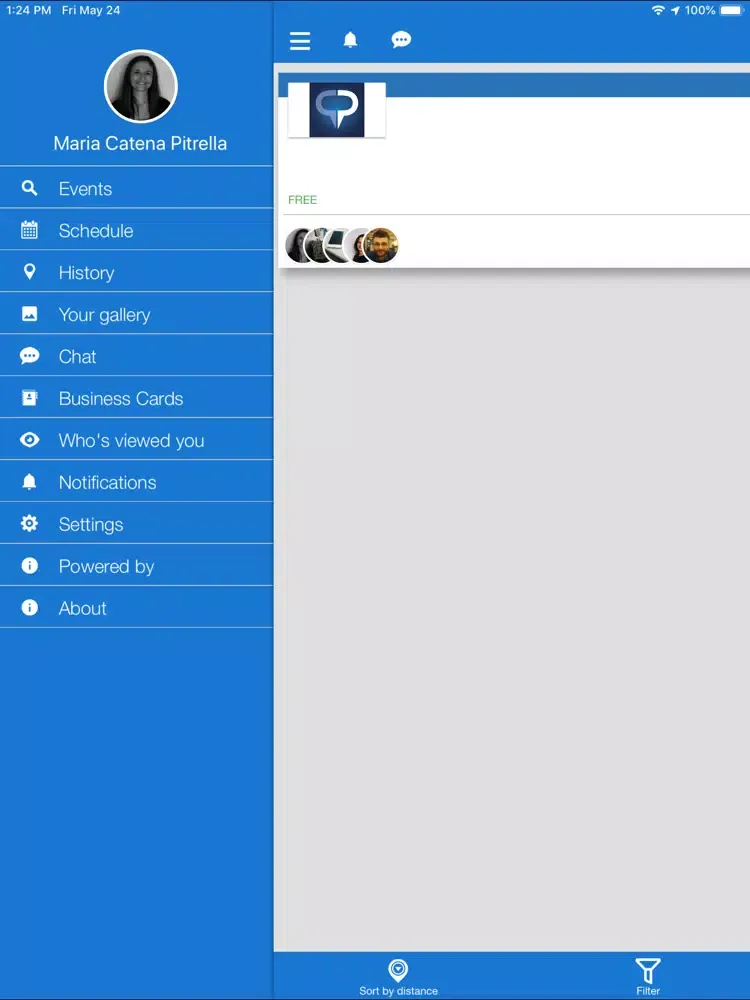 Screenshot di Pinevent iPad