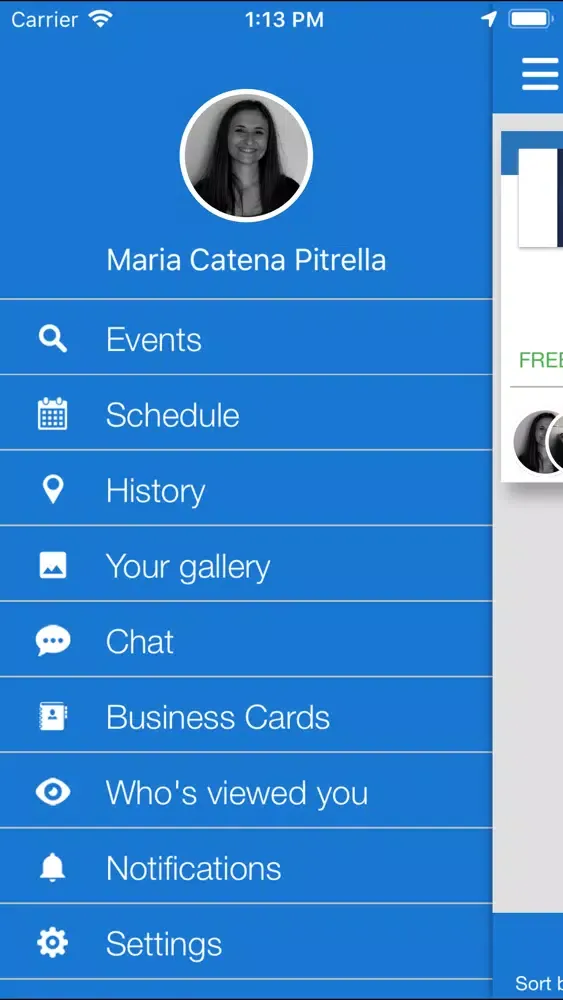 Screenshot di Pinevent