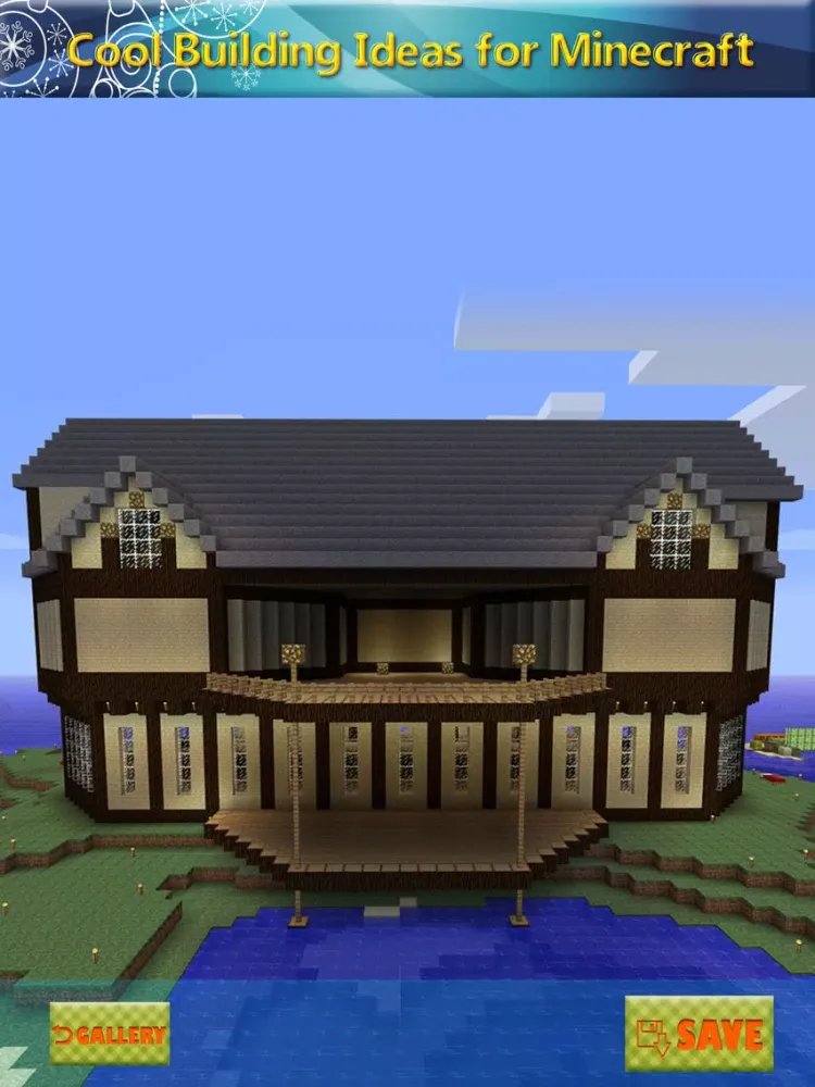 Cool Building Ideas Wallpapers : For Minecraft Model iPad 应用截图