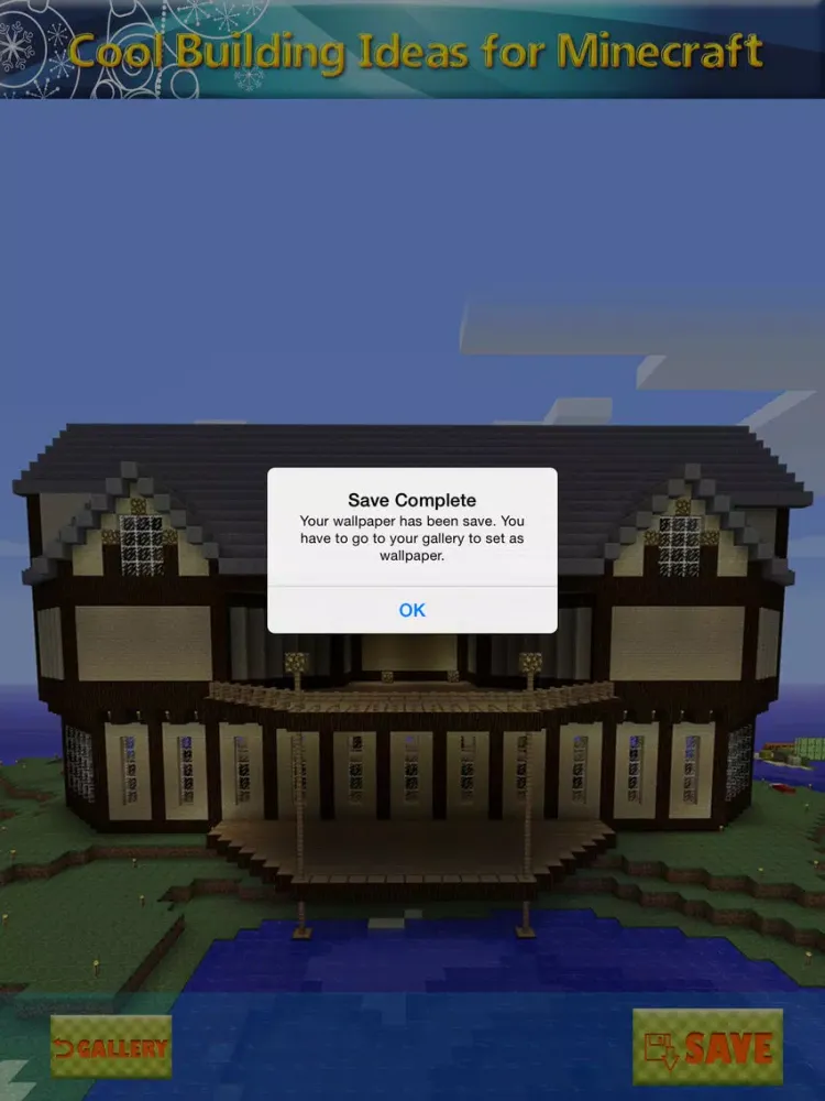Cool Building Ideas Wallpapers : For Minecraft Model iPad 应用截图