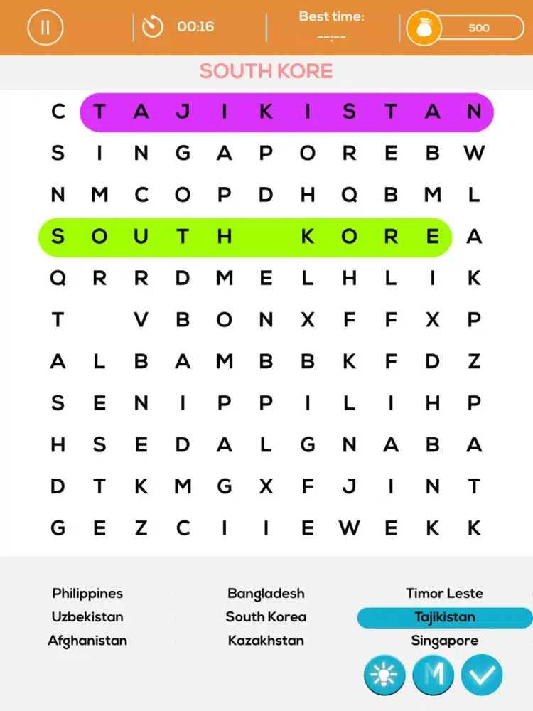Ảnh chụp màn hình của Search Word iPad 