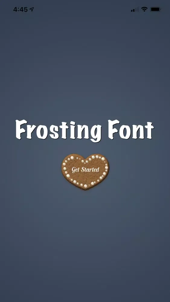 Frosting Font سکرین شاٹس
