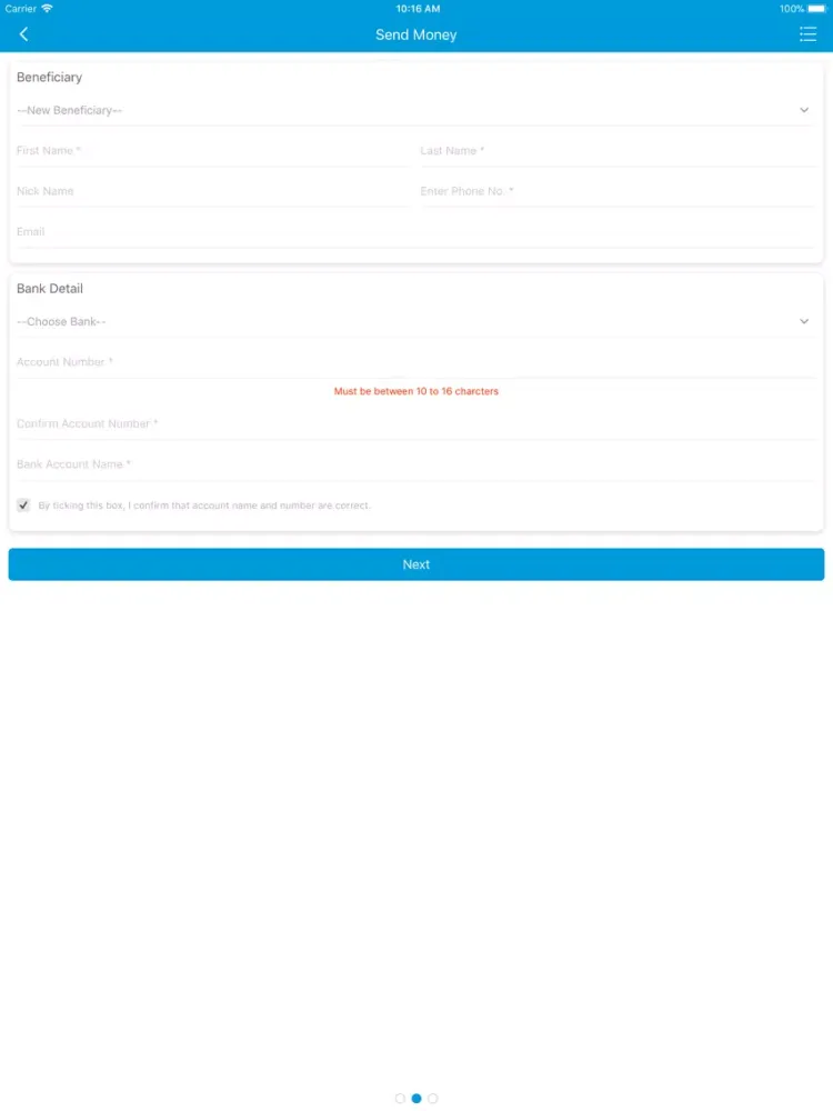 Ping Express iPad  স্ক্রিনশট