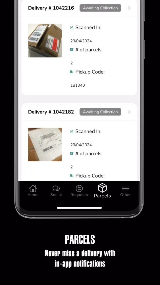 Hestia Resident App Screenshots