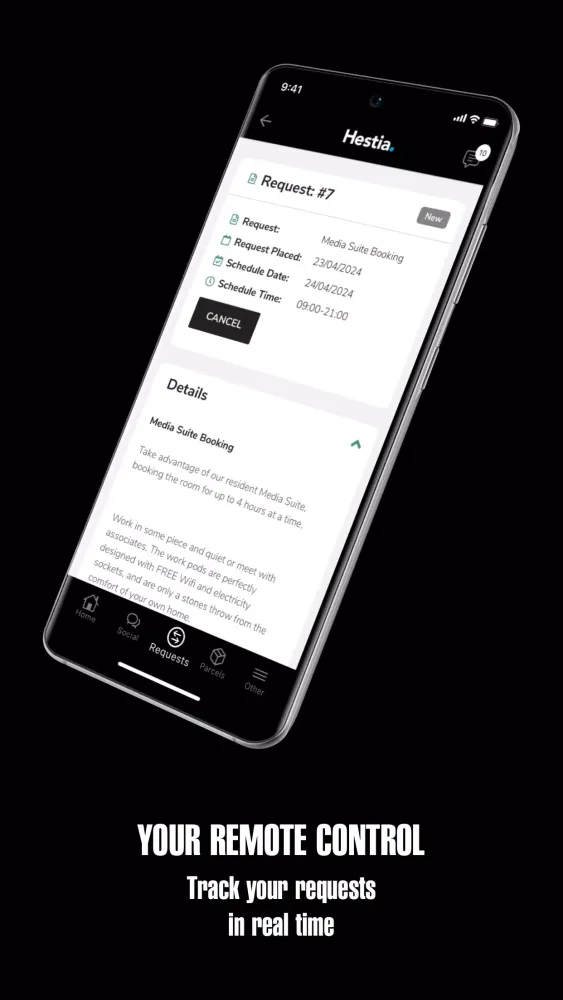 Hestia Resident App Screenshots