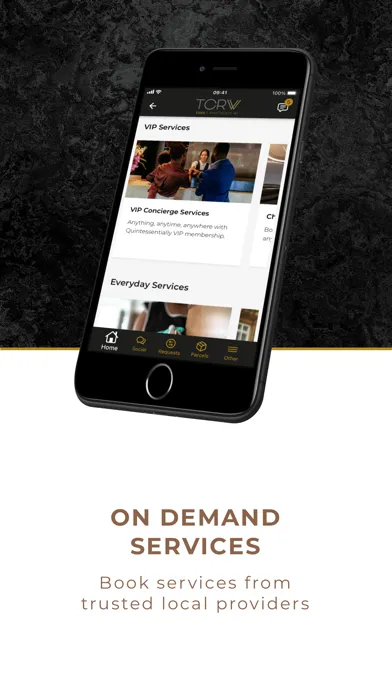Capturas de tela do TCRW SOHO Resident App