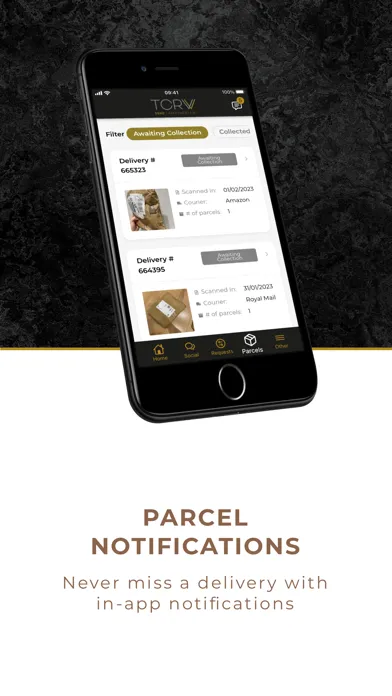 Capturas de tela do TCRW SOHO Resident App