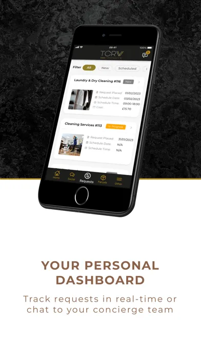 Capturas de tela do TCRW SOHO Resident App