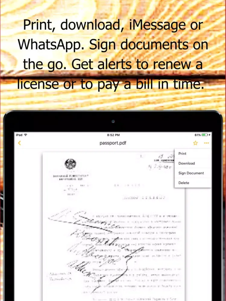 ALLDOX BUSINESS - DOCUMENTS iPad 应用截图