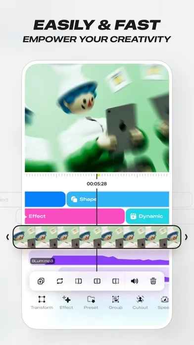 Blurrr-NEW GEN Video Editor Screenshots
